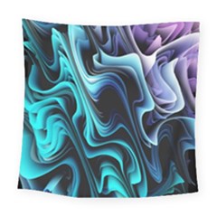 Nature Water Wave Architecture Square Tapestry (large)