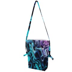 Nature Water Wave Architecture Folding Shoulder Bag by Salmanaz77