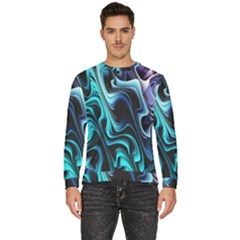 Nature Water Wave Architecture Men s Fleece Sweatshirt by Salmanaz77