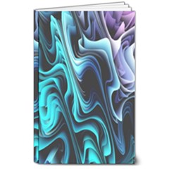 Nature Water Wave Architecture 8  X 10  Softcover Notebook by Salmanaz77