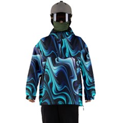 Nature Water Wave Architecture Men s Ski And Snowboard Waterproof Breathable Jacket by Salmanaz77