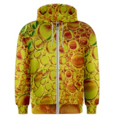 Oil Drop Water Oil Abstract Oily Men s Zipper Hoodie by Salmanaz77