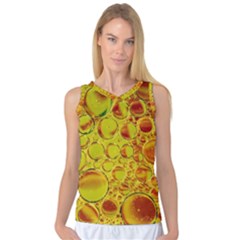 Oil Drop Water Oil Abstract Oily Women s Basketball Tank Top by Salmanaz77