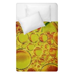 Oil Drop Water Oil Abstract Oily Duvet Cover Double Side (single Size) by Salmanaz77