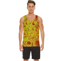 Oil Drop Water Oil Abstract Oily Men s Wide Collar Tank Top by Salmanaz77