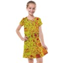 Oil Drop Water Oil Abstract Oily Kids  Cross Web Dress View1