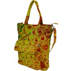 Oil Drop Water Oil Abstract Oily Shoulder Tote Bag by Salmanaz77