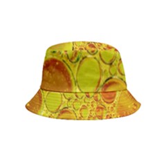 Oil Drop Water Oil Abstract Oily Inside Out Bucket Hat (kids) by Salmanaz77