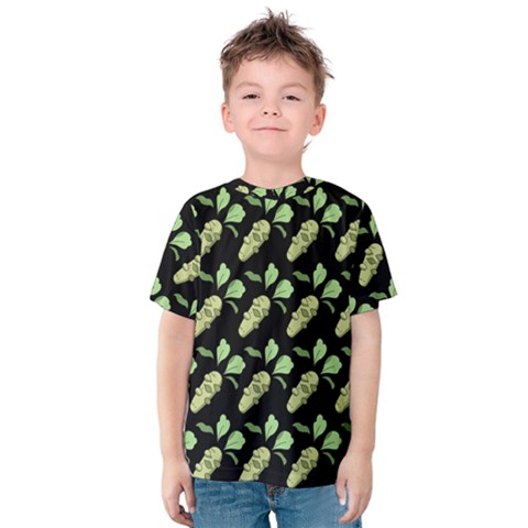 Wasabi Pat 5 Kids  Cotton T-shirt by CocoBellKidsTV24