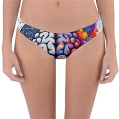 Brain Heart Math Reversible Hipster Bikini Bottoms