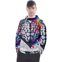 Brain Heart Math Men s Pullover Hoodie