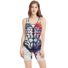 Brain Heart Math Women s Wrestling Singlet by Salmanaz77