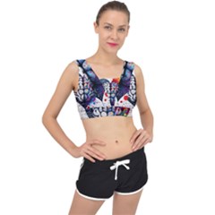 Brain Heart Math V-back Sports Bra