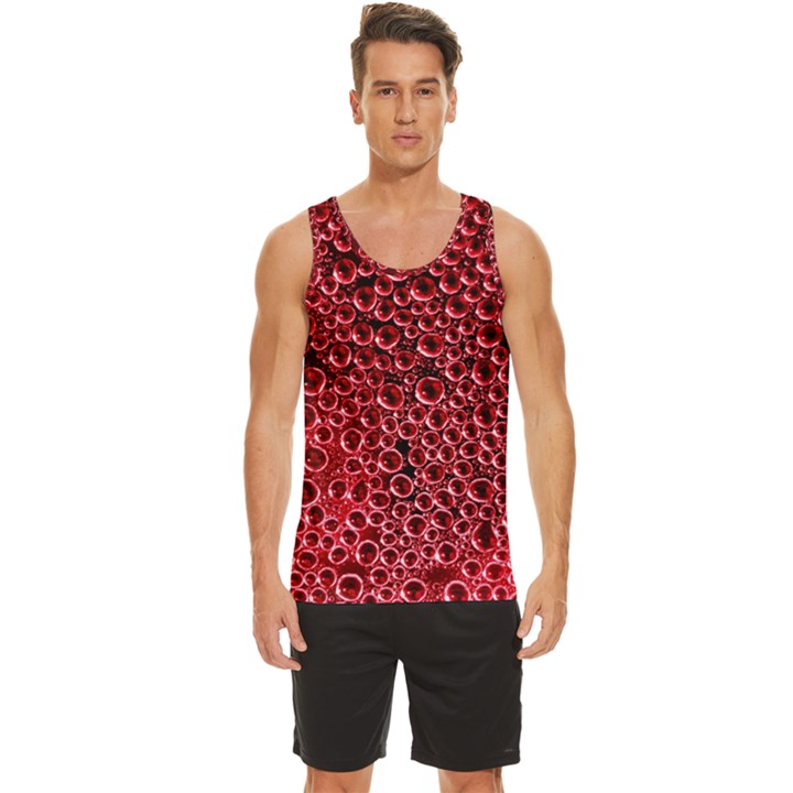 Drops Water Drops Trypophobia Men s Wide Collar Tank Top