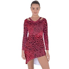 Drops Water Drops Trypophobia Asymmetric Cut-out Shift Dress by Salmanaz77