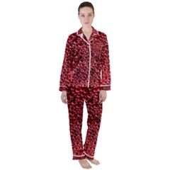 Drops Water Drops Trypophobia Women s Long Sleeve Satin Pajamas Set	 by Salmanaz77