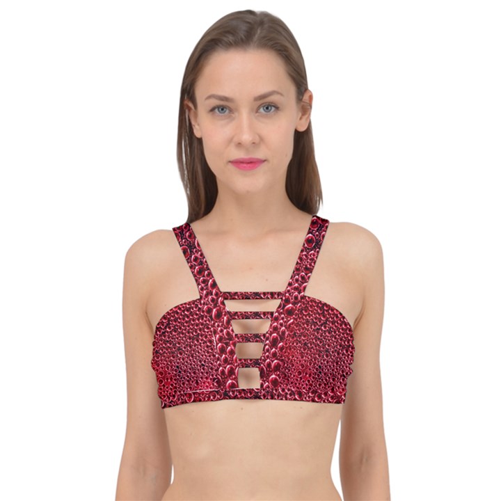 Drops Water Drops Trypophobia Cage Up Bikini Top