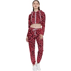 Drops Water Drops Trypophobia Cropped Zip Up Lounge Set by Salmanaz77