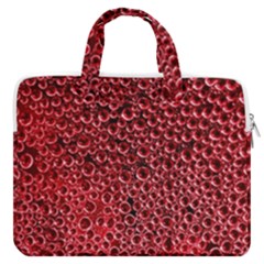 Drops Water Drops Trypophobia Macbook Pro 13  Double Pocket Laptop Bag by Salmanaz77