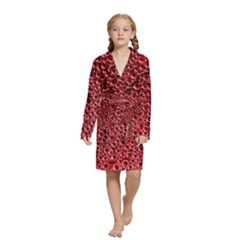 Drops Water Drops Trypophobia Kids  Long Sleeve Velvet Lounge Robe by Salmanaz77