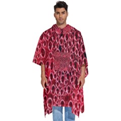 Drops Water Drops Trypophobia Men s Hooded Rain Ponchos by Salmanaz77