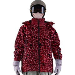 Drops Water Drops Trypophobia Women s Zip Ski And Snowboard Waterproof Breathable Jacket