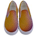 Rain Water Raindrops Droplets Kids  Canvas Slip Ons View1