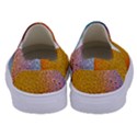 Rain Water Raindrops Droplets Kids  Canvas Slip Ons View4