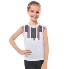 Linear Dance Print Kids  Mesh Tank Top