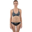 Intricate Camo Print Design Bk Wrap Around Bikini Set View1