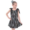 Intricate Camo Print Design Bk Kids  Tie Up Tunic Dress View1