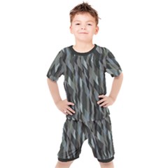 Intricate Camo Print Design Bk Kids  T-shirt And Shorts Set by dflcprintsclothing