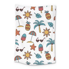 Summer Pineapple Fruit Tropical Small Tapestry