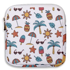 Summer Pineapple Fruit Tropical Mini Square Pouch by Grandong