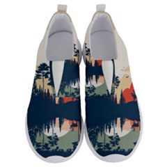 Summer Lake Forest Sunset Deer Water No Lace Lightweight Shoes by Grandong