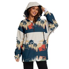 Summer Lake Forest Sunset Deer Water Women s Ski And Snowboard Waterproof Breathable Jacket by Grandong