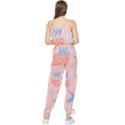 July Summer Strawberry Pink Berry Sleeveless Tie Ankle Chiffon Jumpsuit View2