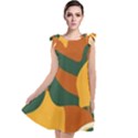 Lemon Citrus Fruit Summer Painting Drawing Tie Up Tunic Dress View1