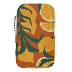 Lemon Citrus Fruit Summer Painting Drawing Waist Pouch (large) by Grandong