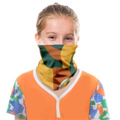 Lemon Citrus Fruit Summer Painting Drawing Face Covering Bandana (kids) by Grandong