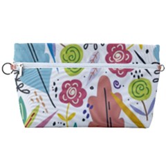 Summer Flowers Spring Background Handbag Organizer by Grandong