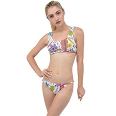 Summer Flowers Spring Background The Little Details Bikini Set by Grandong