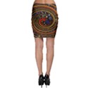 Swirl Vortex Emoji Cyclone Motion Art Bodycon Skirt View2