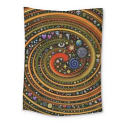 Swirl Vortex Emoji Cyclone Motion Art Medium Tapestry