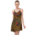 Swirl Vortex Emoji Cyclone Motion Art Summer Time Chiffon Dress View1