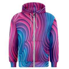 Spiral Swirl Pattern Light Circle Men s Zipper Hoodie