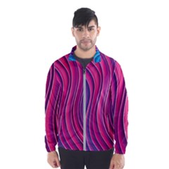 Spiral Swirl Pattern Light Circle Men s Windbreaker