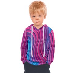 Spiral Swirl Pattern Light Circle Kids  Overhead Hoodie