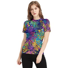 Illustration Graphics Art Women s Short Sleeve Rash Guard