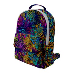 Illustration Graphics Art Flap Pocket Backpack (large)